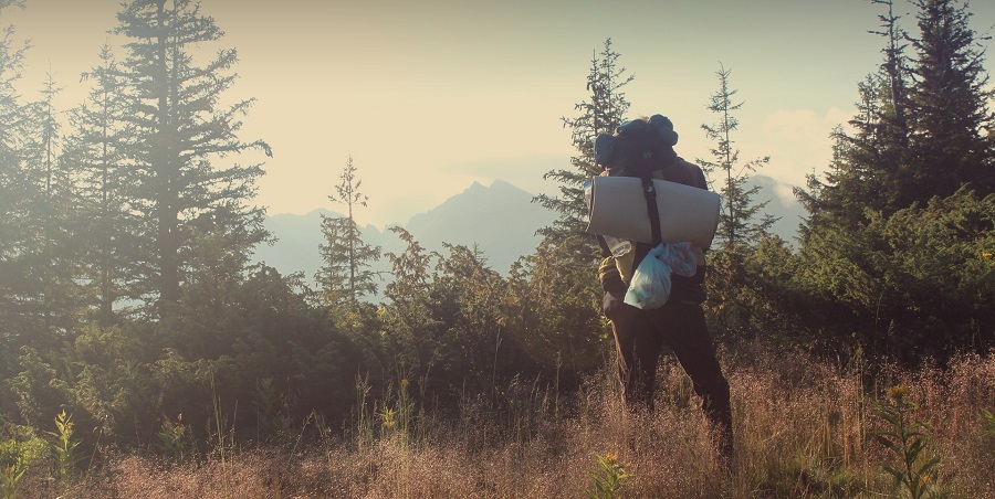 Biwakieren mit Rucksack
