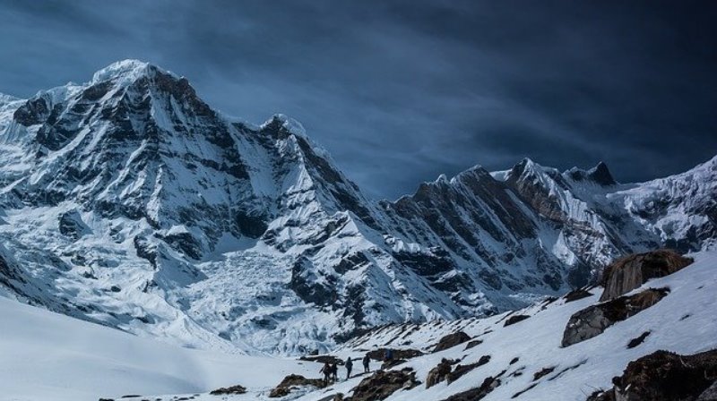 WInterwanderung in den Bergen