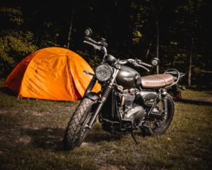 Zelt für Motorradtouren