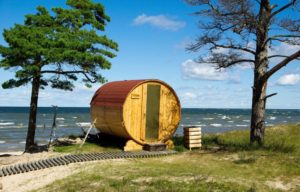 Gartensauna als Entspannungsort