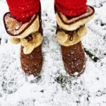 Schuhe im Schnee