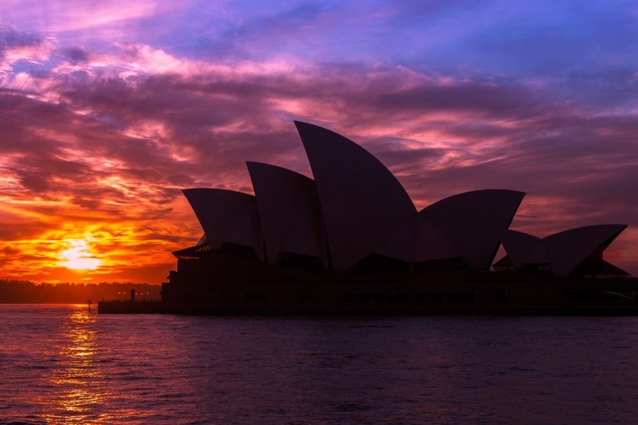 Das berühmte Opernhaus von Sydney