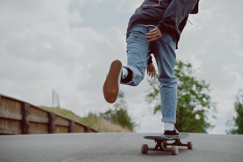 Slalomboard fahren
