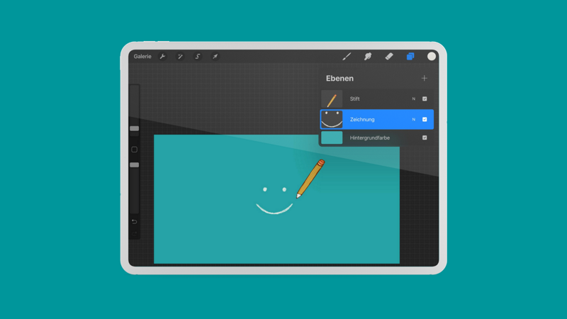 Procreate als Zeichenprogramm